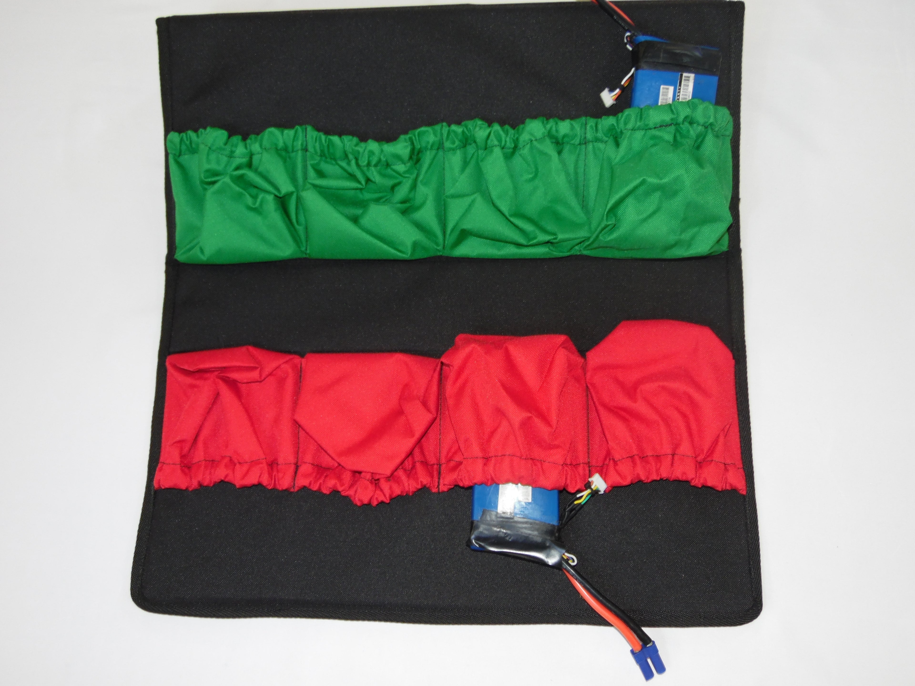 Battery case for storage and transport of  large milliamp Lipo batteries