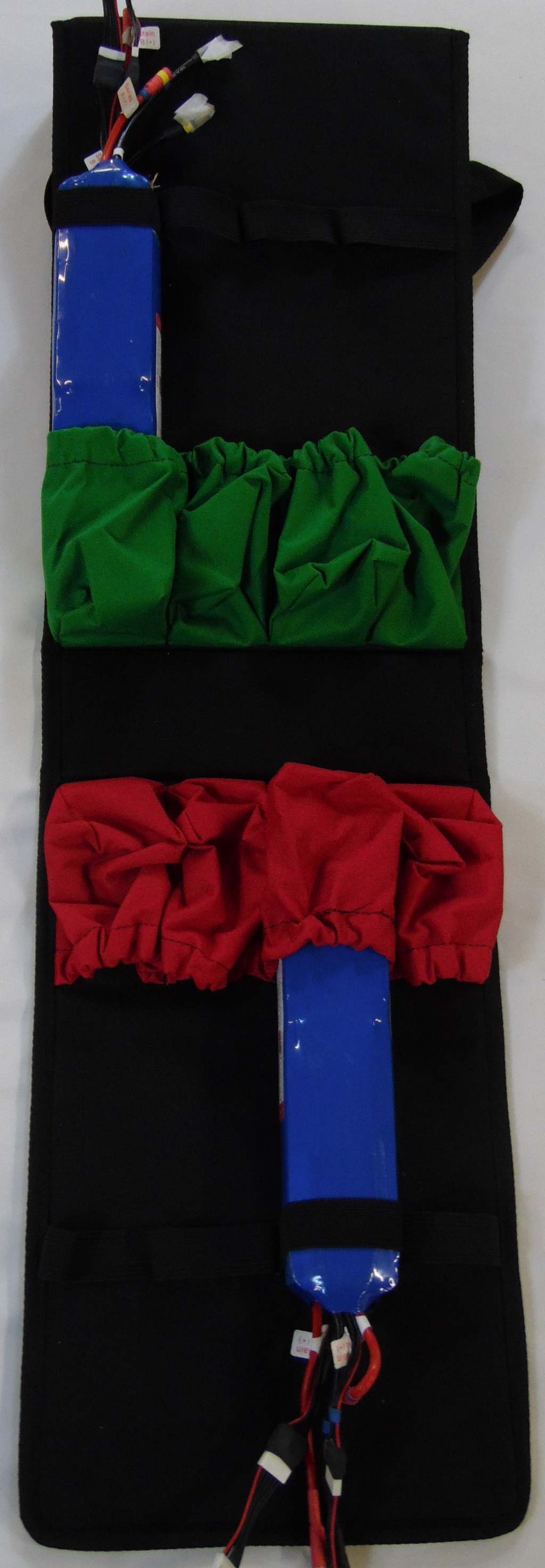 Battery case for storage and transport of Double-Stack Lipo Batteries