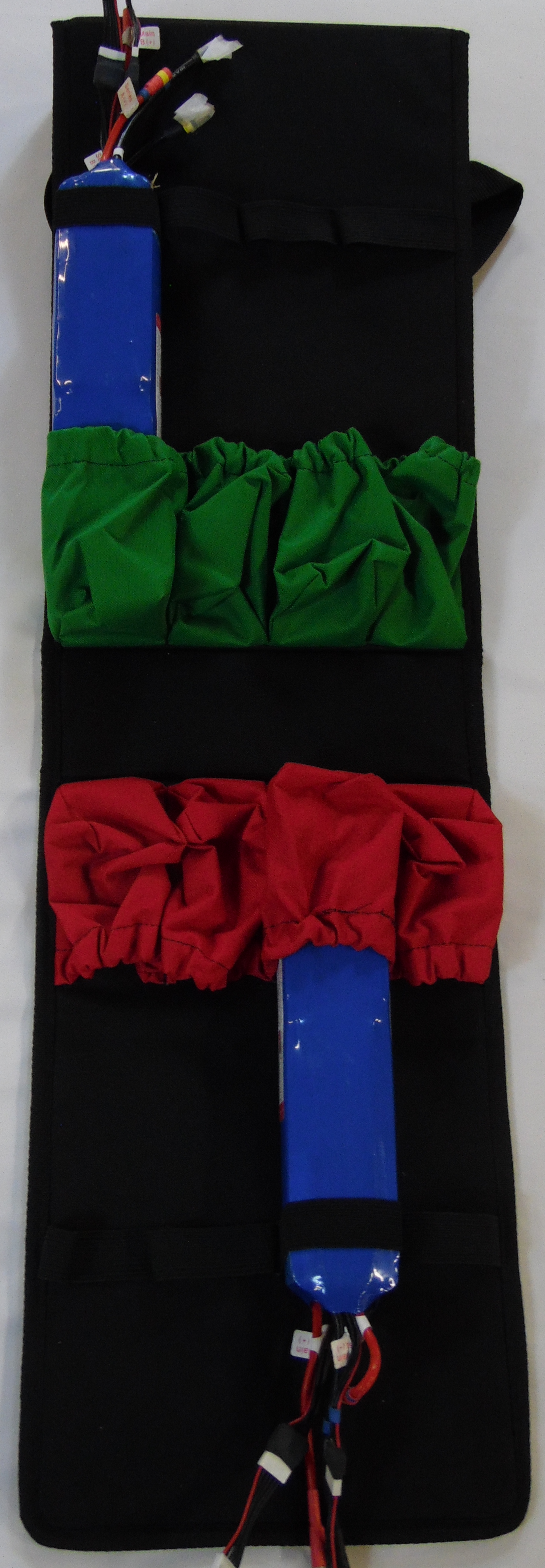 Battery case for storage and transport of Double-Stack Lipo Batteries